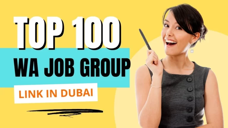 UAE Jobs Whatsapp Group
